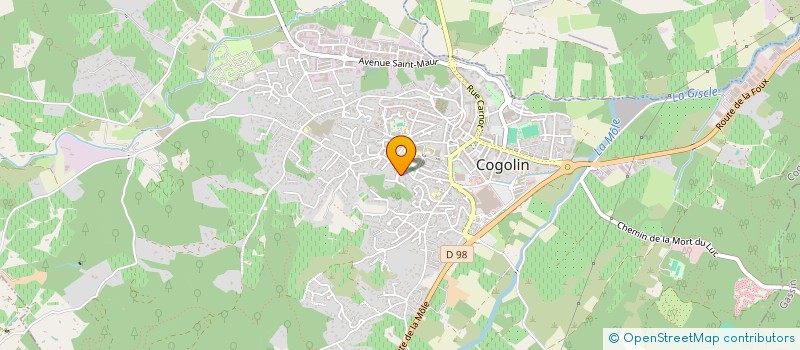 localisation de l'entreprise ONY à COGOLIN