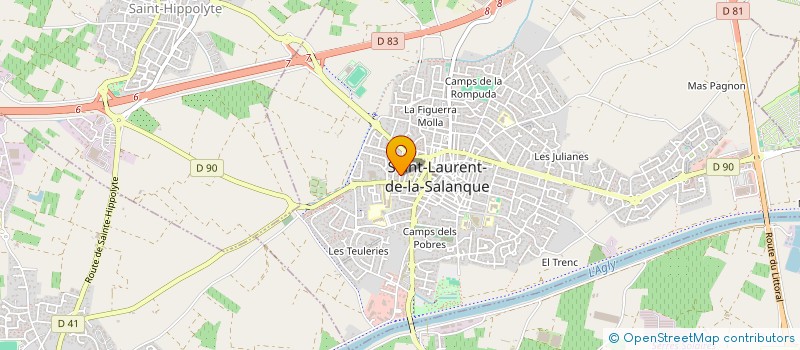 localisation de l'entreprise ONY  SAINT-LAURENT-DE-LA-SALANQUE