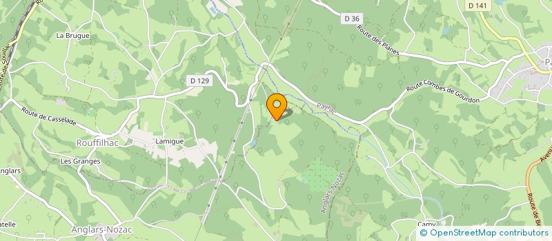 localisation de l'entreprise ONY TRANSPORTS  ANGLARS-NOZAC