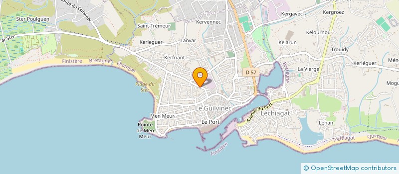 localisation de l'entreprise ONYESTBIEN SCI  GUILVINEC