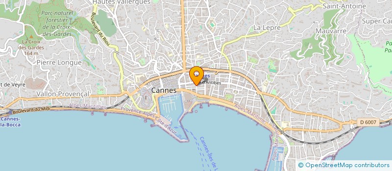 localisation de l'entreprise ONYKOS à CANNES