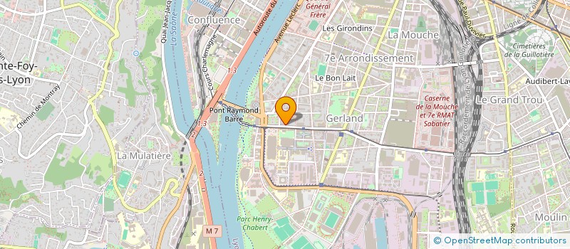 localisation de l'entreprise ONYL ROCKS  LYON