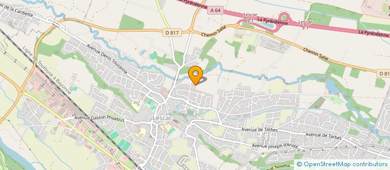 localisation de l'entreprise ONYLOGE  LESCAR