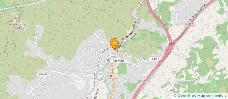 localisation de l'entreprise ONYRA  ROQUEVAIRE