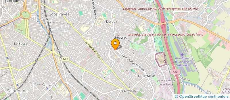localisation de l'entreprise ONYS  TOULOUSE