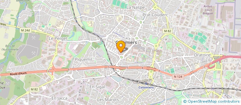 localisation de l'entreprise ONYX à COLOMIERS