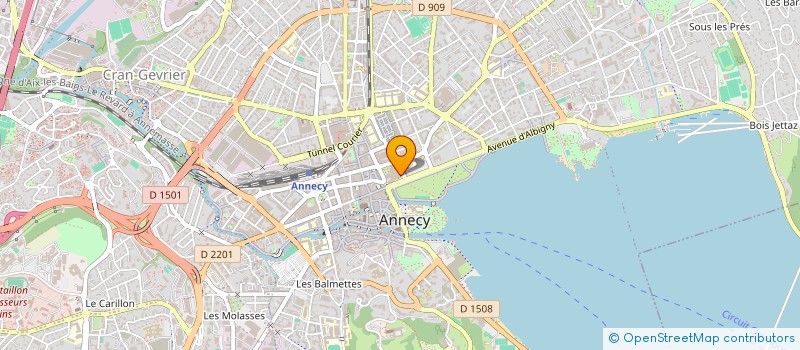 localisation de l'entreprise ONYX à ANNECY