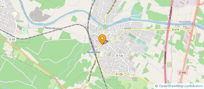 localisation de l'entreprise ONYX  RIVESALTES