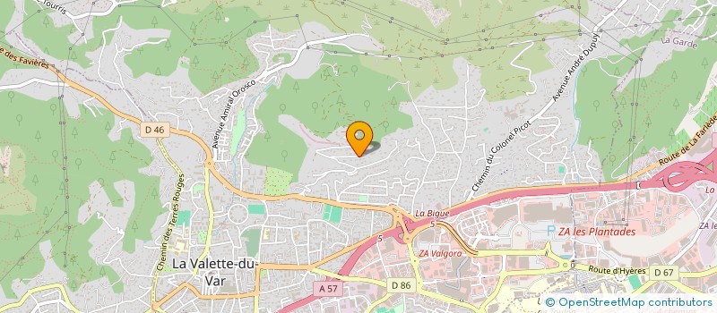 localisation de l'entreprise ONYX à LA VALETTE-DU-VAR