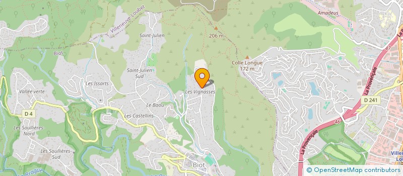 localisation de l'entreprise ONYX  BIOT