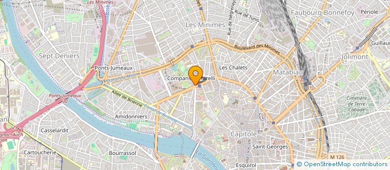 localisation de l'entreprise ONYX  TOULOUSE