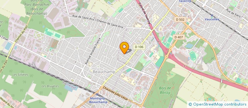 localisation de l'entreprise ONYX  TAVERNY