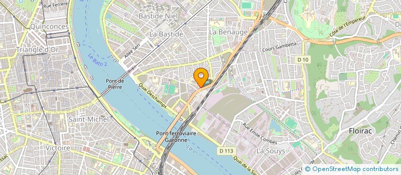 localisation de l'entreprise ONYX  BORDEAUX