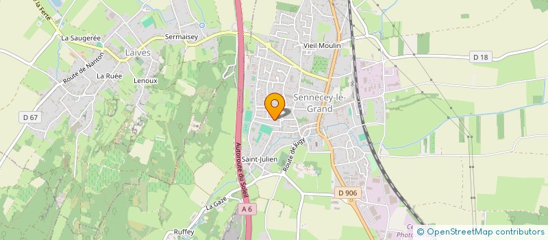 localisation de l'entreprise ONYX  SENNECEY-LE-GRAND