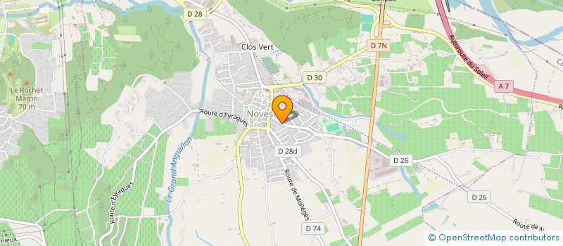 localisation de l'entreprise ONYX  NOVES