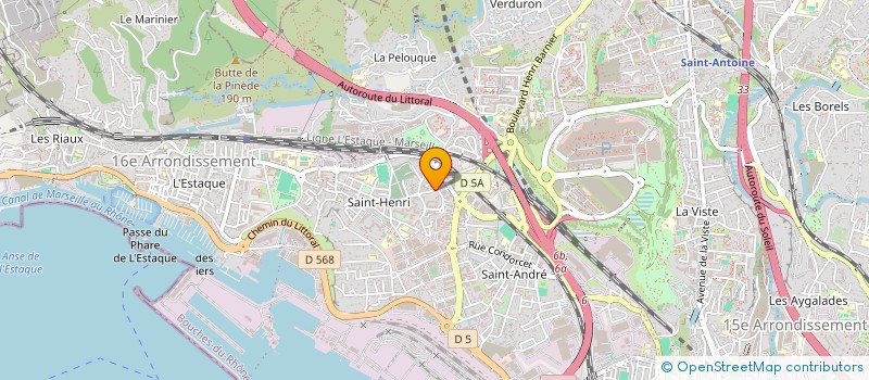 localisation de l'entreprise ONYX CONSULTING  MARSEILLE