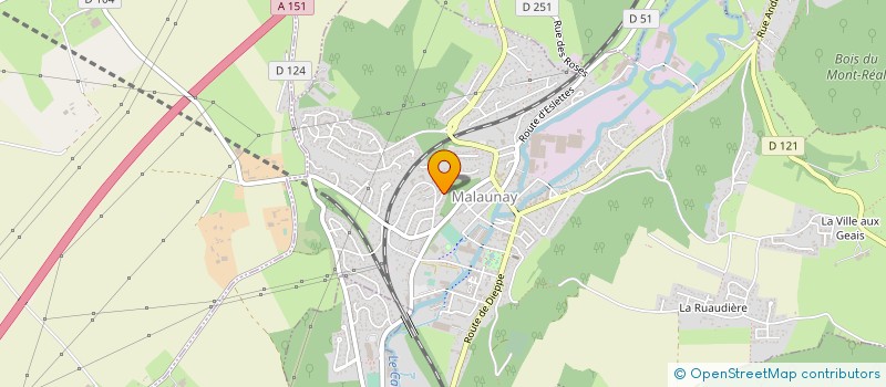 localisation de l'entreprise ONYX DEVELOPPEMENT SAS à MALAUNAY