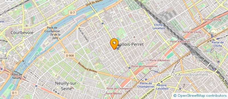 localisation de l'entreprise ONYX ENHANCE à LEVALLOIS-PERRET