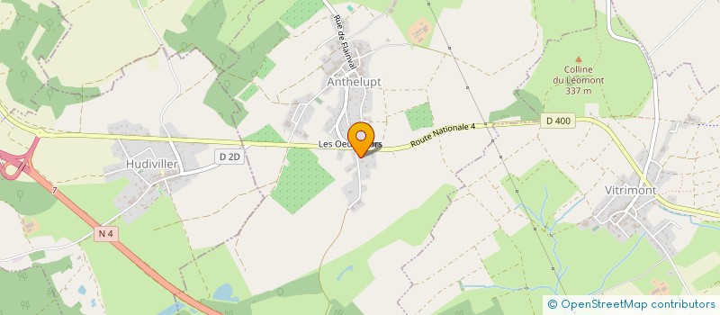 localisation de l'entreprise ONYX IMMO  ANTHELUPT