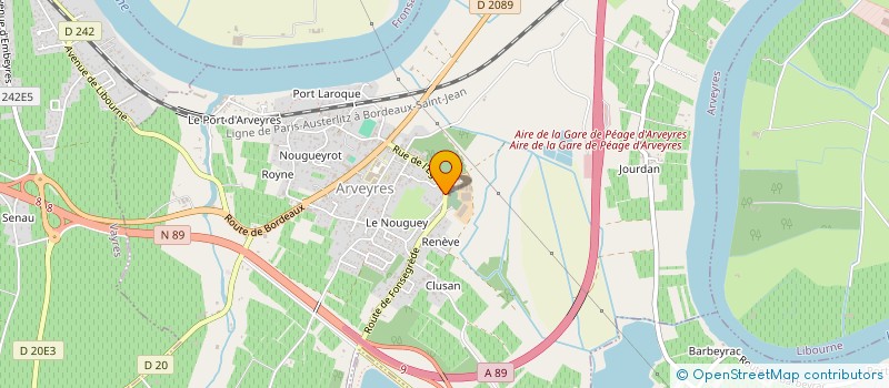 localisation de l'entreprise ONYX IMMO  ARVEYRES