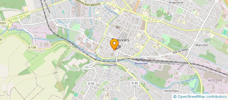 localisation de l'entreprise ONYX IMMOBILIER  BEAUVAIS