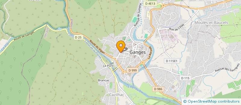 localisation de l'entreprise ONYX MULTIMEDIA  GANGES