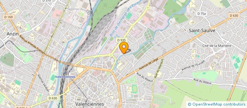 localisation de l'entreprise ONYX RENOVATION à VALENCIENNES