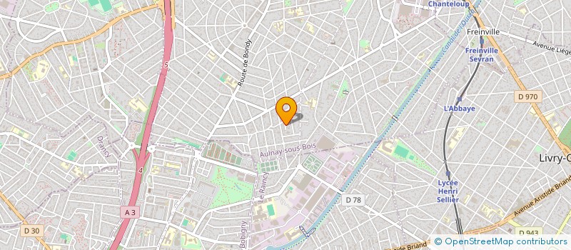 localisation de l'entreprise ONYX RENOVATION à AULNAY-SOUS-BOIS