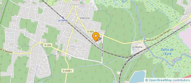 localisation de l'entreprise ONYX SANTE  LE TEICH