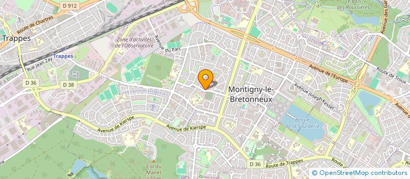 localisation de l'entreprise ONYXANE à MONTIGNY-LE-BRETONNEUX