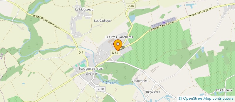 localisation de l'entreprise ONZAIN AGRICOLE à LE CONTROIS-EN-SOLOGNE