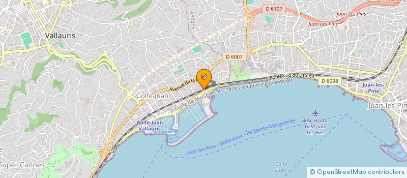 localisation de l'entreprise ONZE à VALLAURIS