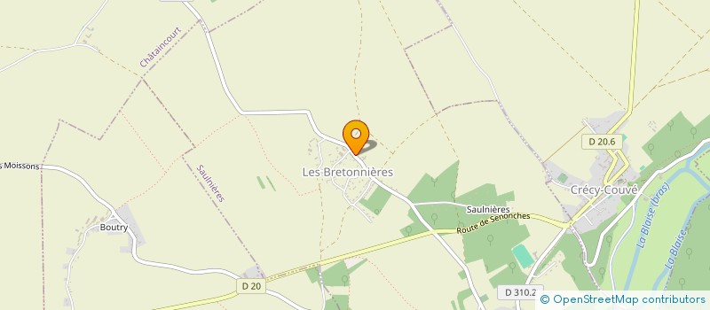 localisation de l'entreprise ONZE à SAULNIERES