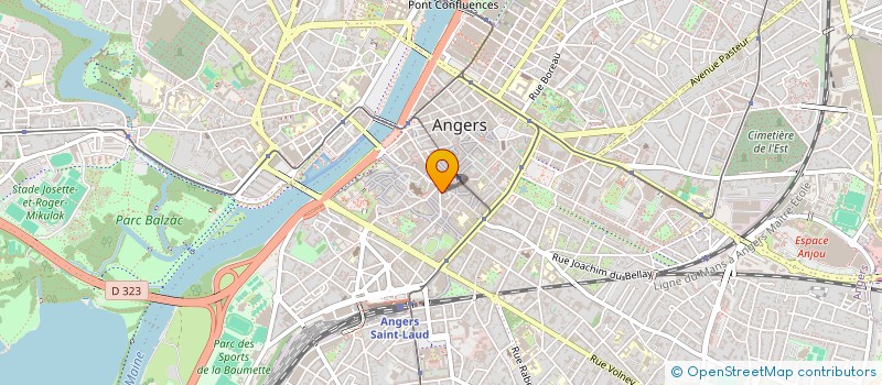 localisation de l'entreprise ONZE AGENCY à ANGERS