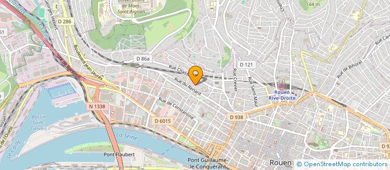 localisation de l'entreprise ONZE'ART à ROUEN