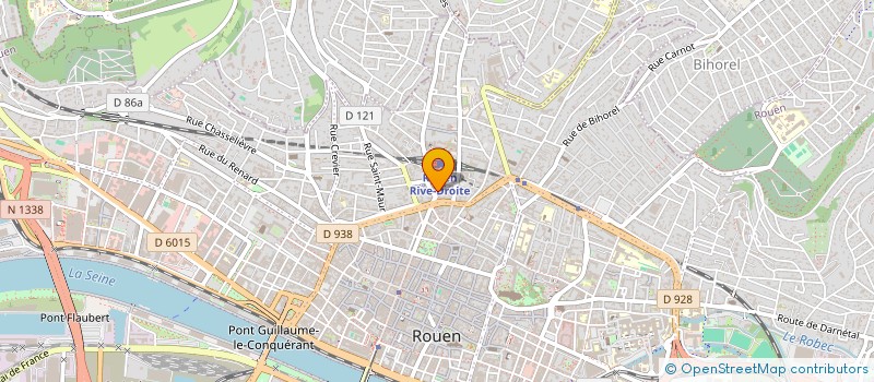 localisation de l'entreprise ONZE CAFE à ROUEN