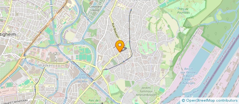 localisation de l'entreprise ONZE INVESTISSEMENTS  STRASBOURG