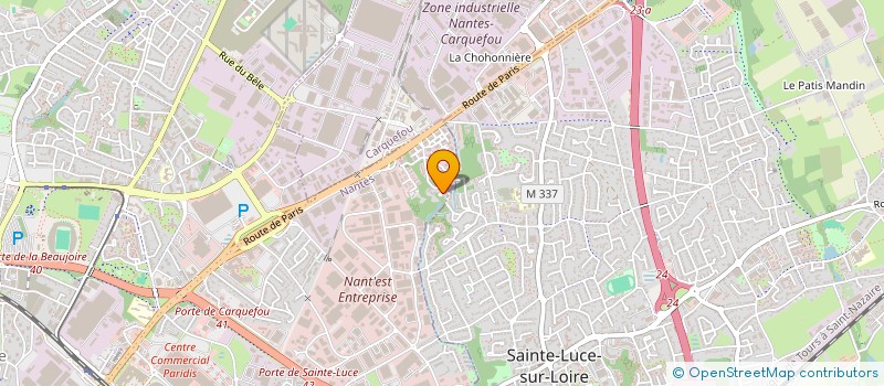 localisation de l'entreprise ONZE MAGNOLIAS à NANTES