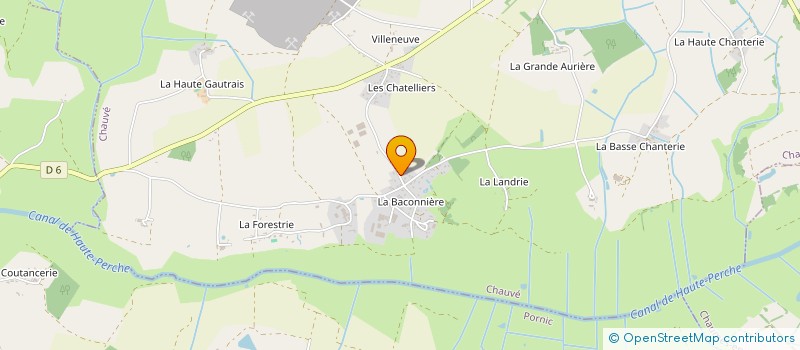 localisation de l'entreprise ONZE POINTS  CHAUVE