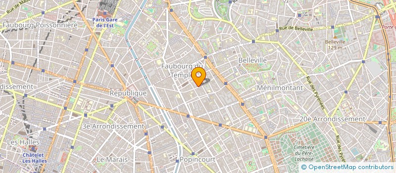 localisation de l'entreprise ONZE PRODUCTION  PARIS