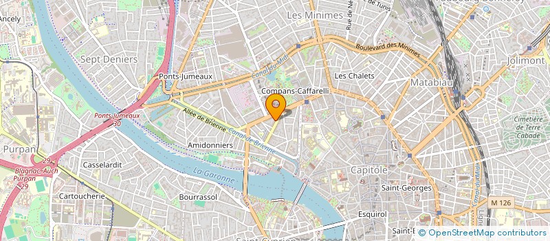 localisation de l'entreprise ONZEDIXIEMES  TOULOUSE