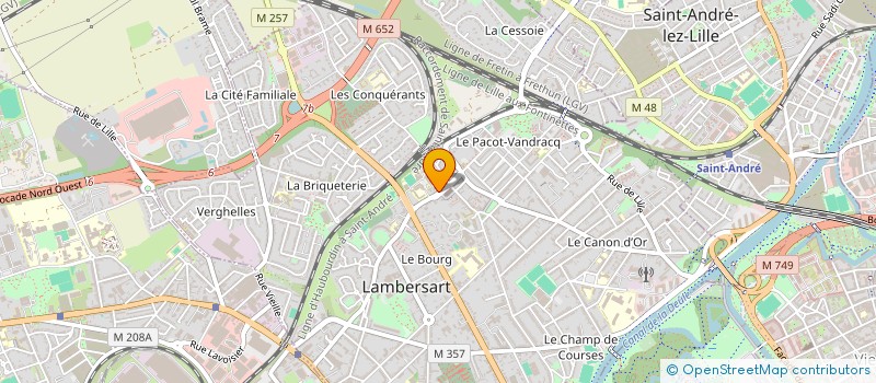 localisation de l'entreprise ONZEDIZIEME à LAMBERSART
