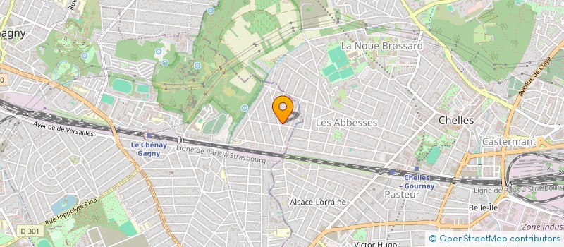 localisation de l'entreprise ONZURNA à GAGNY