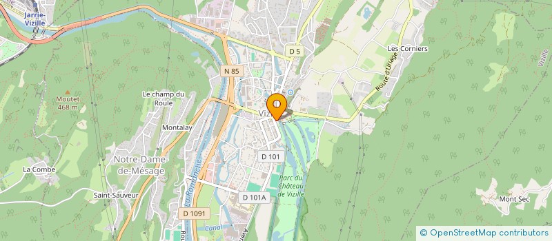 localisation de l'entreprise OO SAVEURS  VIZILLE