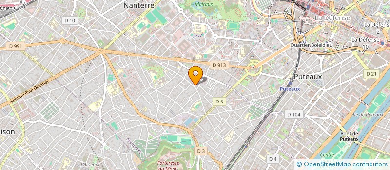 localisation de l'entreprise OODT  NANTERRE