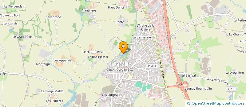 localisation de l'entreprise OOG  LA MEZIERE