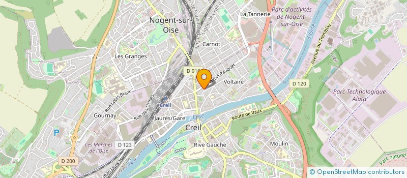 localisation de l'entreprise OOKAH BRASSERIE  CREIL