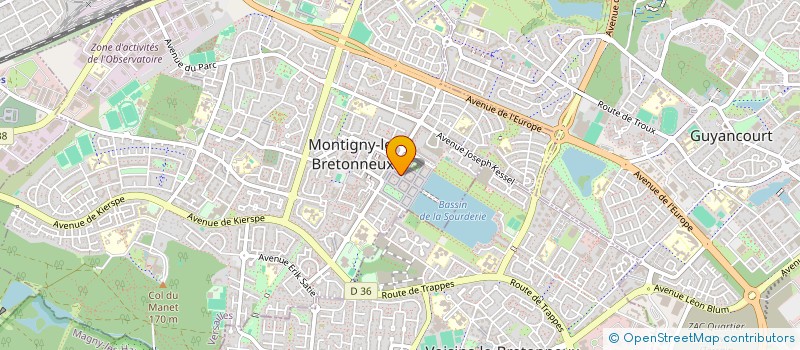 localisation de l'entreprise OOLIKE  MONTIGNY-LE-BRETONNEUX