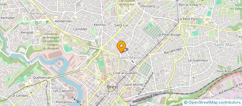 localisation de l'entreprise OOLITHE  BREST