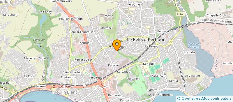 localisation de l'entreprise OONA B  LE RELECQ-KERHUON